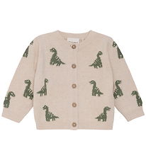 Minymo Cardigan Knit - Light Beige Melange
