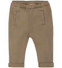 Minymo Bukser - Twill - Timber Wolf