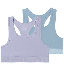 Name It Top - Noos - NkfShort - 2-pak - Purple Heather/Subdude B