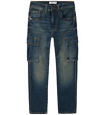 Name It Jeans - Noos - Cargo - NkmSilas - Vintage Dark Denim Blu
