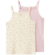 Name It Undertrøje - Noos - NkfStrap - 2-pak - Turtledove/Pale L