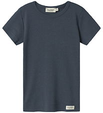 MarMar T-shirt - Rib - Plain - Noos - Blue