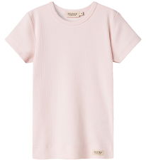 MarMar T-shirt - Rib - Plain - Noos - Rosa
