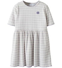 Name It Kjole - NmfFiona - Bright White/Stripes