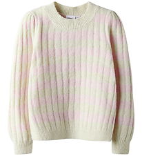 Name It Bluse - Strik - NkfDitte - Buttercream/Pirouette