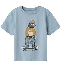 Name It T-shirt - NmmLinden - Dusty Blue