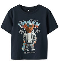 Name It T-shirt - NmmLewis - Navy Blazer