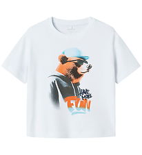 Name It T-shirt - NmmLewis - Bright White