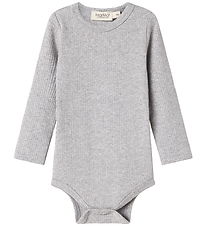 MarMar Body l/æ - Rib - Modal - Light Grey Melange