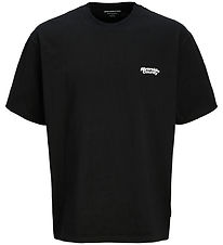 Jack & Jones T-shirt - JcoRetreat Typographic - Sort