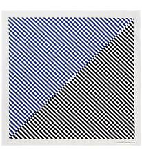 Mads Nørgaard Tørklæde - Bluing/Jet Black Stribet