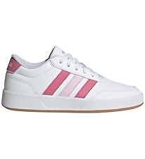 adidas Performance Sko - BREAKNET 3.0 J - Hvid/Pink