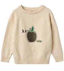 Fliink Bluse - Strik - Alon Apple - Sandshell