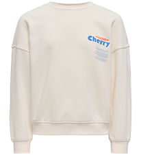 Kids Only Sweatshirt - KonPhilea - Tofu/Cherry