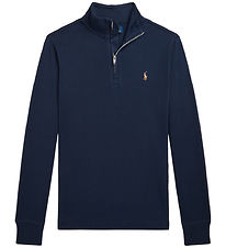 Polo Ralph Lauren Bluse m. Lynlås - Navy