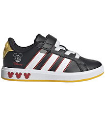 adidas Performance Sko - Grand Court Mickey - Cblack/Ftwwht/Colr