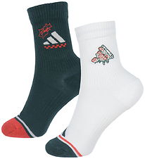 adidas Performance Strømper - 2-pak - Pizza - White/Aurivy/Wonwh