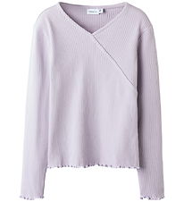 Name It Bluse - Rib - NkfFrida - Misty Lilac