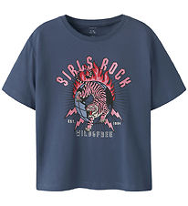 Name It T-shirt - NkfKassandra - Blue Indigo