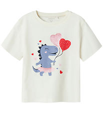 Name It T-shirt - NmfKatinka - Coconut Milk