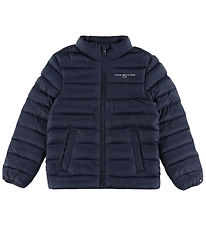 Tommy Hilfiger Dunjakke - Light Down - Dark Night Navy