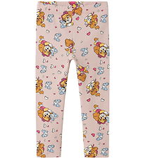 Name It Leggings - NmfJiddi - Paw - Burnished Lilac