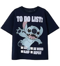 Name It T-shirt - NmmJudd - Stitch - Navy Blazer