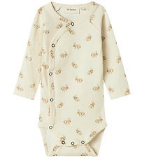 Lil Atelier Body l/æ - Slim - Nbnlavo - Turtledove/Rabbit