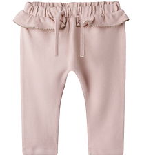 Lil Atelier Bukser - Rib - NbfThoro - Misty Rose