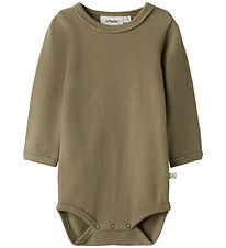 Lil Atelier Body l/æ - Rib - Slim - NbfThoro - Sepia Tint