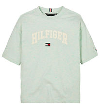 Tommy Hilfiger T-shirt - Varsity - Dew Green Heather