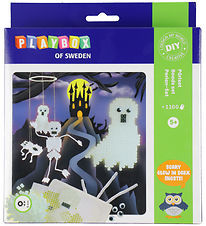 Playbox Kreativt sæt - Lyser I Mørket Perler - 1100 stk