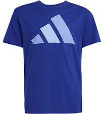 adidas Performance T-shirt - J BL - Royblu/Blufus/Globlu
