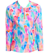Funkita Badebluse - Zippy Rash Vest - UV50+ - Tickle Pink