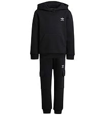 adidas Originals Sweatsæt - Hoodie FZ Cargo - Black