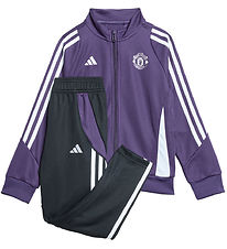 adidas Performance Træningssæt - MUFC TK SUIT I - AURPLU/BLACK