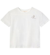Fliink T-shirt - Sommer Cactus - Cloud Dancer