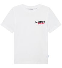 Les Deux T-shirt - Racing - Hvid