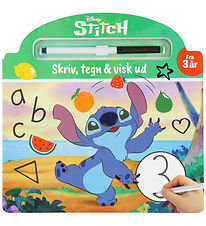 Alvilda Aktivitetsbog - Disney Stitch - Skriv, Tegn og Visk Ud