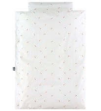 Nørgaard Madsens Sengetøj - Junior - Off White m. Mauve Blomst p