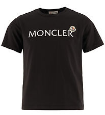 Moncler T-shirt - Sort m. Logo