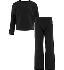 Moncler Sæt - Bluse/Bukser - Strik - Sort