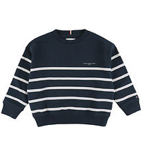 Tommy Hilfiger Bluse - Mini Corp - Dark Night Navy Stripe