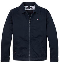 Tommy Hilfiger Jakke - Cotton Ivy - Dark Night Navy