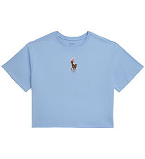 Polo Ralph Lauren T-shirt - Cropped - Lyseblå