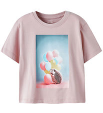 Name It T-shirt - NmfVotea - Lilac/Hegdehog