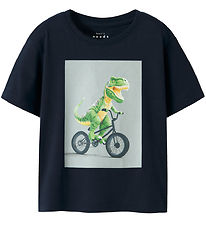 Name It T-shirt - NmmVoto - Navy Blazer/Dino Bike