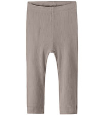 Name It Leggings - Noos - Rib - NbnKab - Satellite Melange
