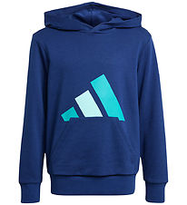 adidas Performance Hættetrøje - J BL FT HD 280 - DKBLUE/PURTEA/H