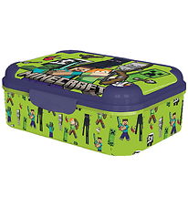 Minecraft Madkasse - Asker Lunch Box - Grøn/Blå